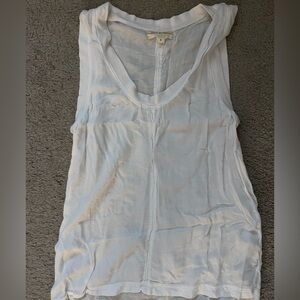 Small Cloth & Stone White Tank